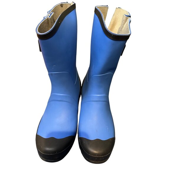 Nomad Rubber Rain Boots - size 9  Sleek London Style, Modern Minimalist Rainwea - Picture 1 of 6